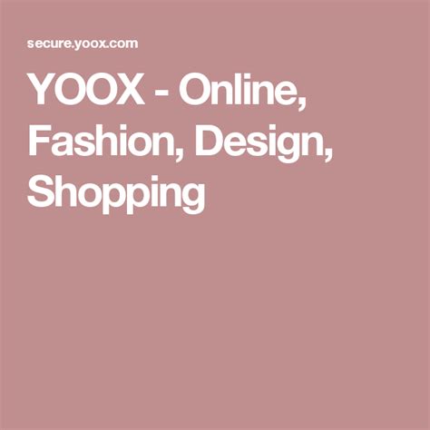 myoox|yoox official website.